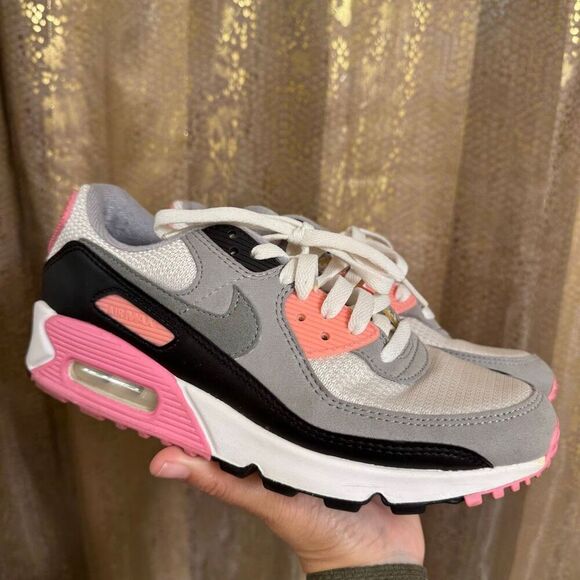 Nike Air Max 90 Women's Size 8 Recraft Rose Pink Retro Low Sneakers - Picture 1 of 9